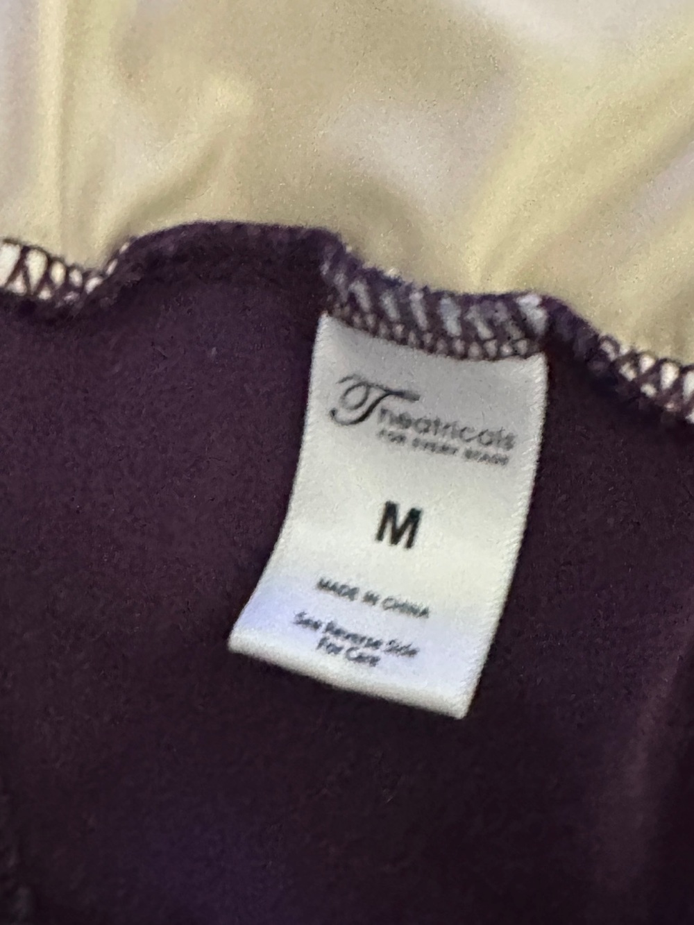 Theatricals Cinched Front Wide Strap Maroon Ballet Leotard - Picture 7 of 8